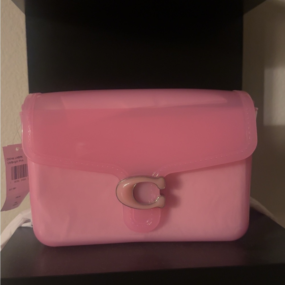 Pink Coach Jelly tabby  Bag